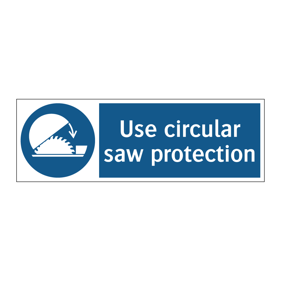 Use circular saw protection