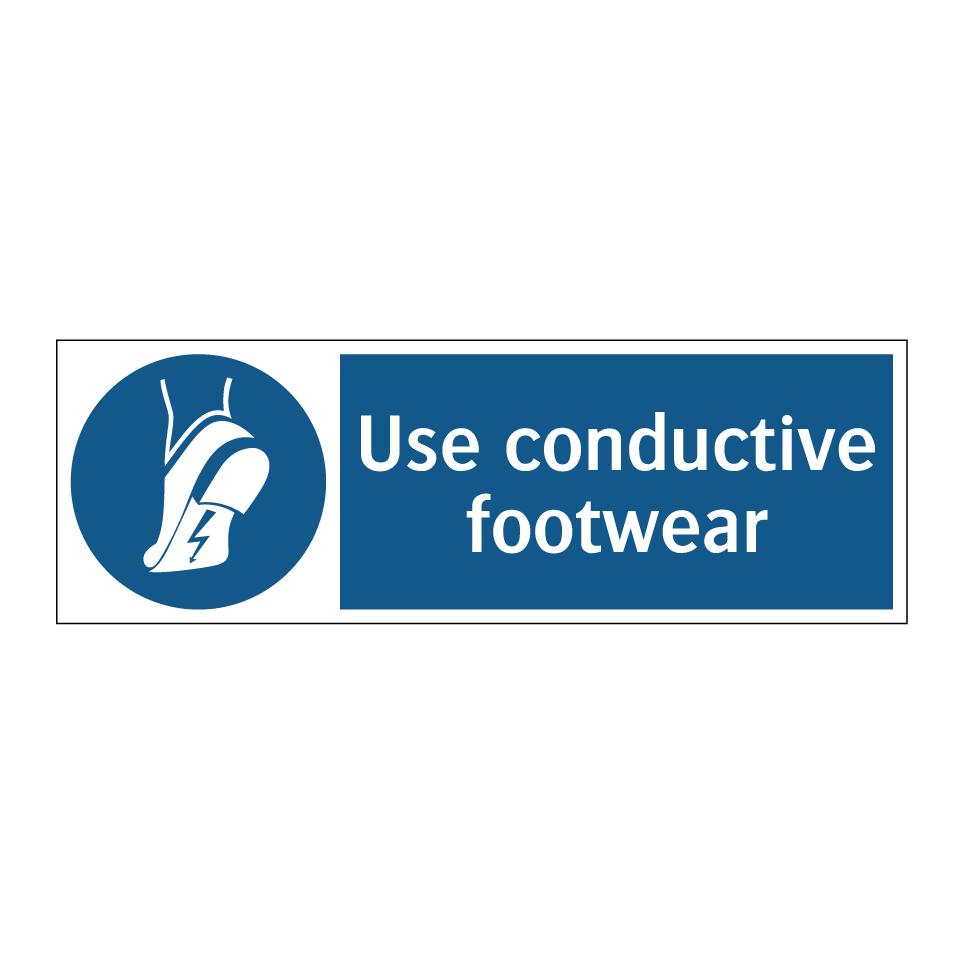 Use conductive footwear