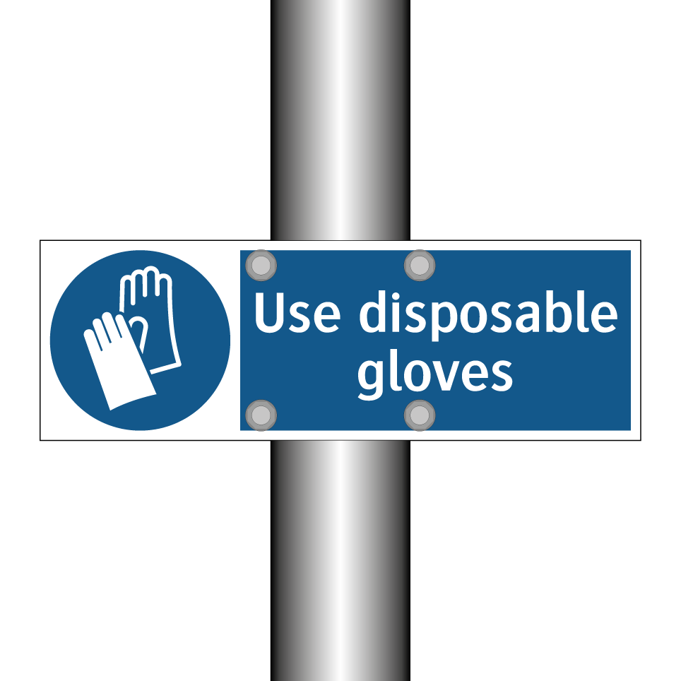 Use disposable gloves