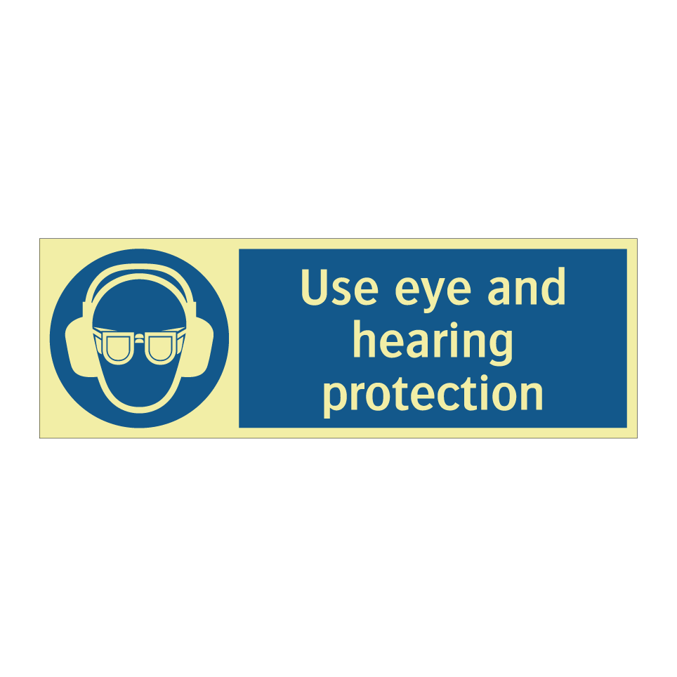 Use eye and hearing protection