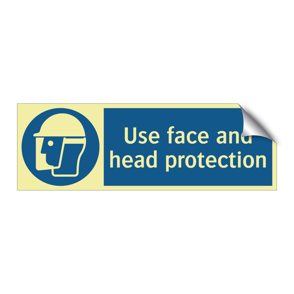 Use face and head protection