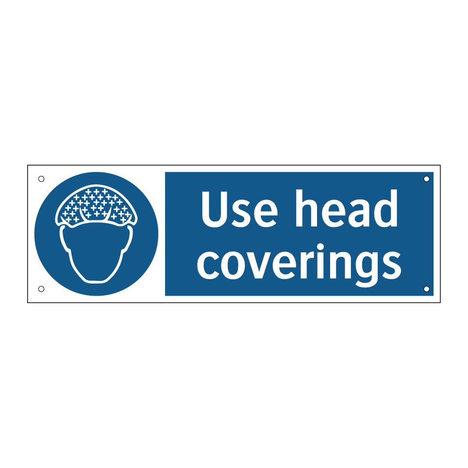 Use head coverings
