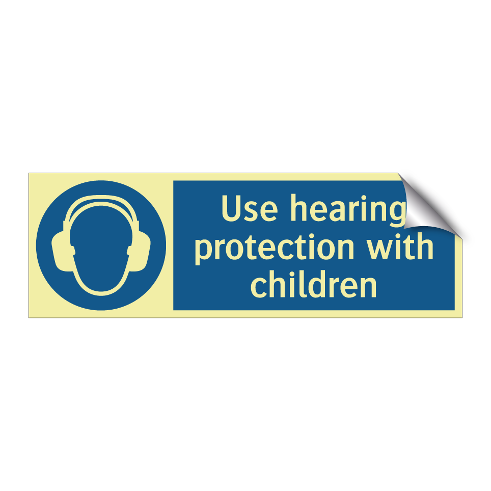 Use hearing protection with children