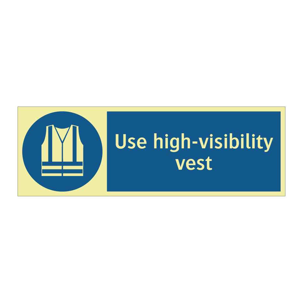 Use high-visibility vest