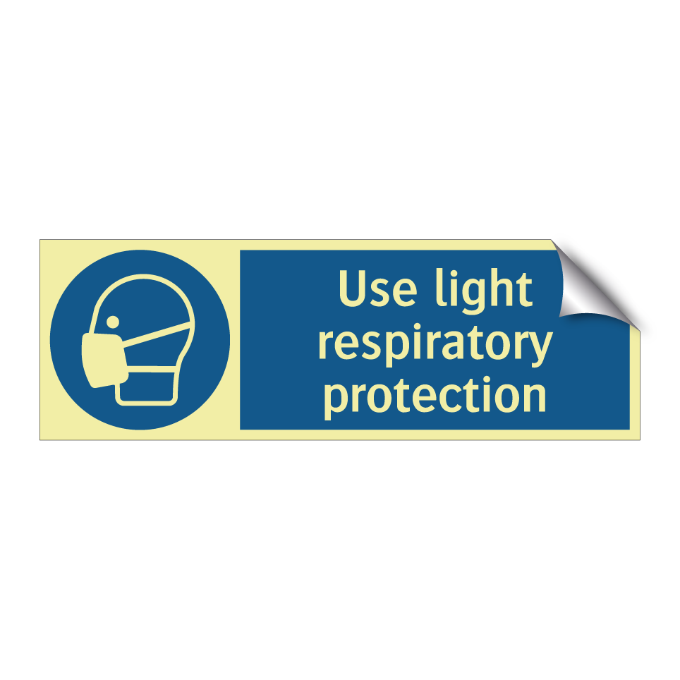 Use light respiratory protection