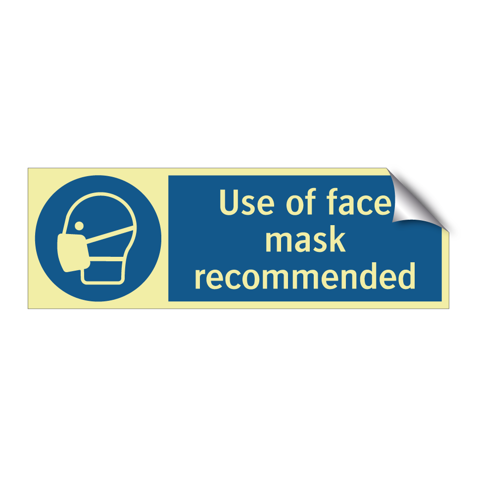 Use of face mask recommended