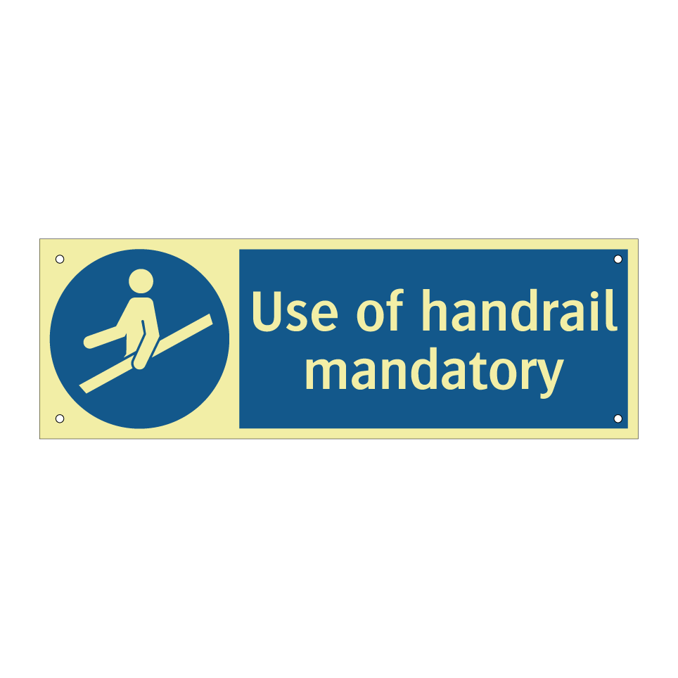 Use of handrail mandatory