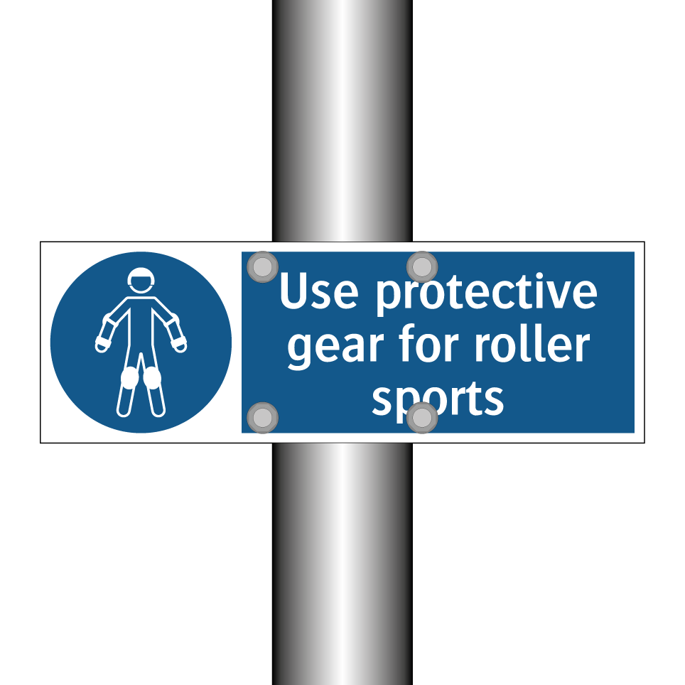 Use protective gear for roller sports