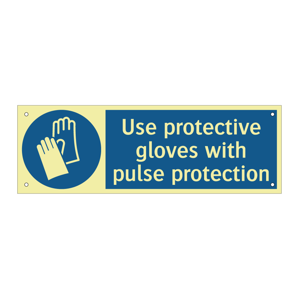 Use protective gloves with pulse protection