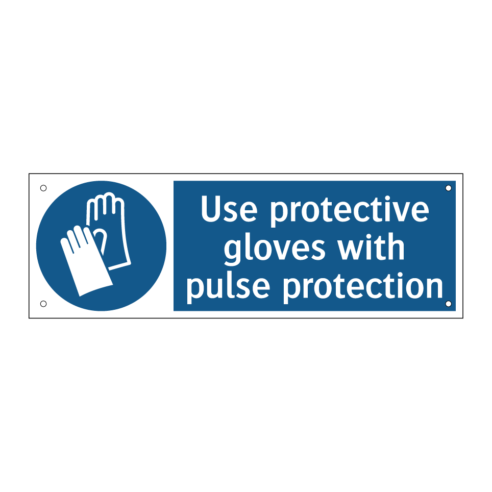 Use protective gloves with pulse protection