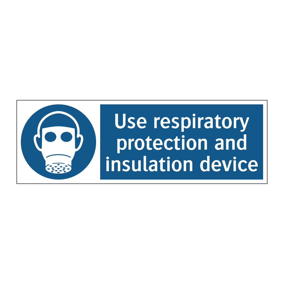 Use respiratory protection and insulation device