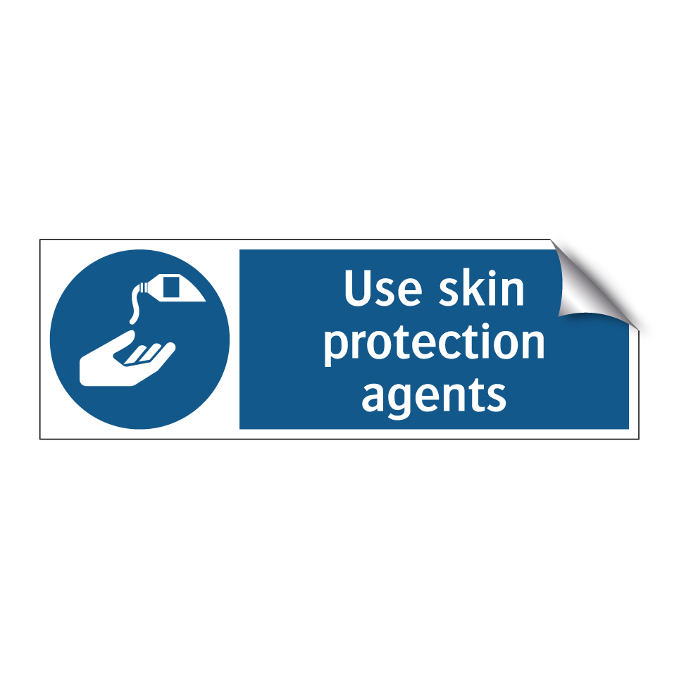 Use skin protection agents