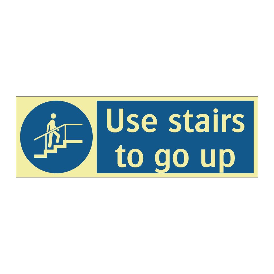 Use stairs to go up