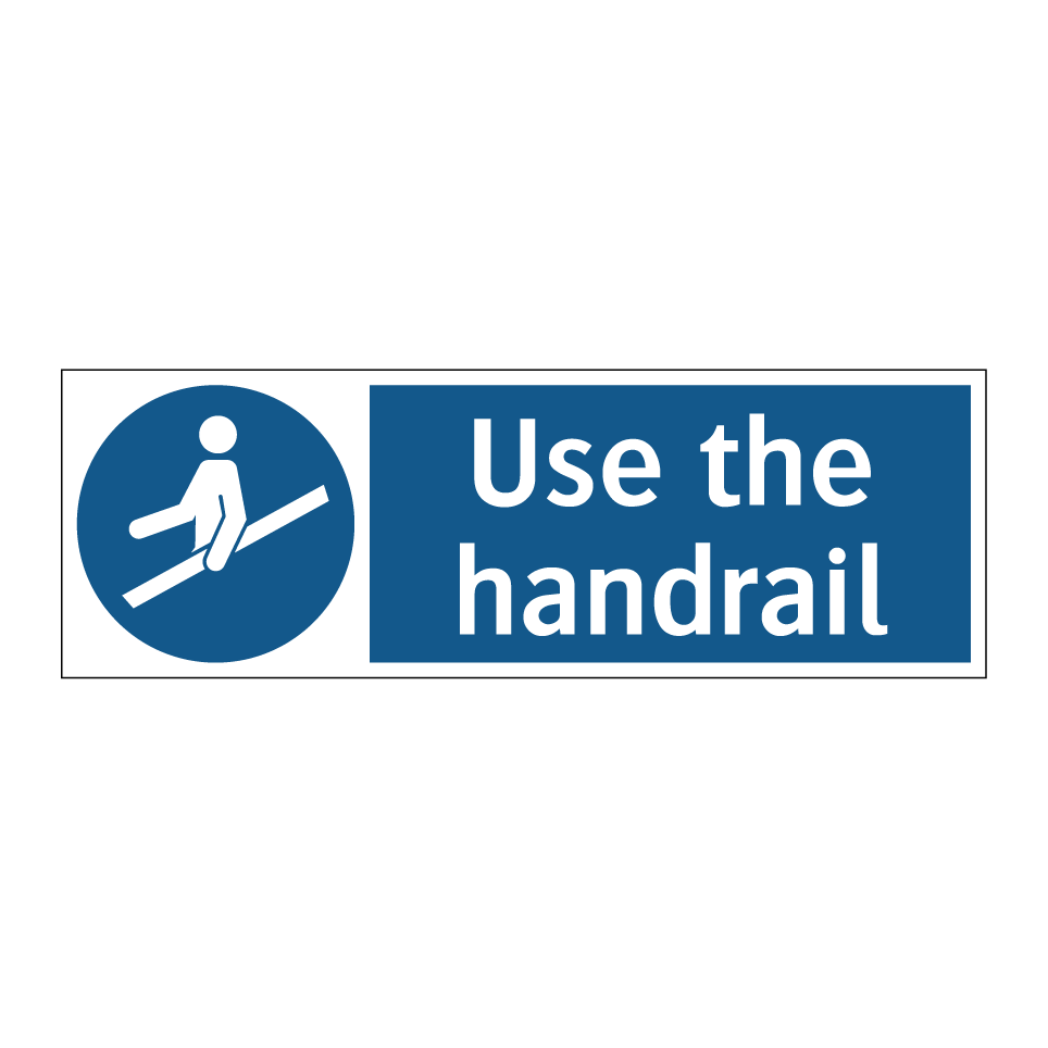 Use the handrail