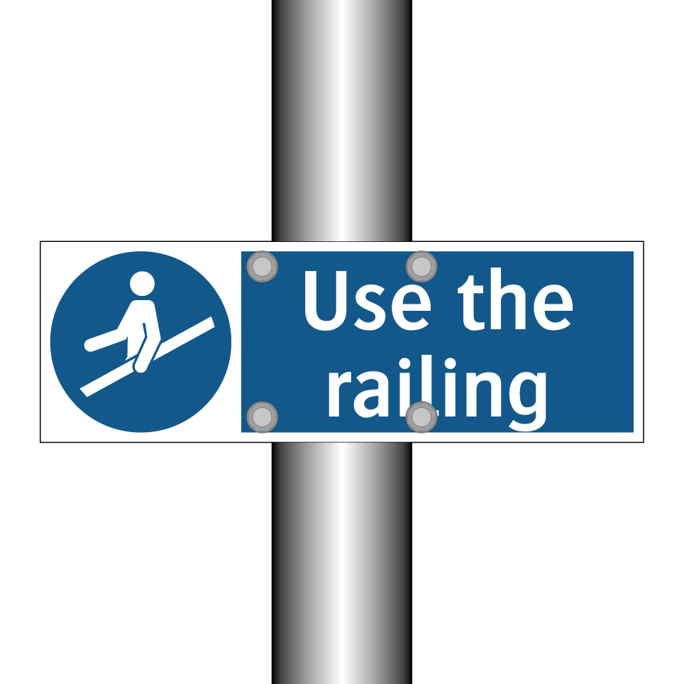 Use the railing
