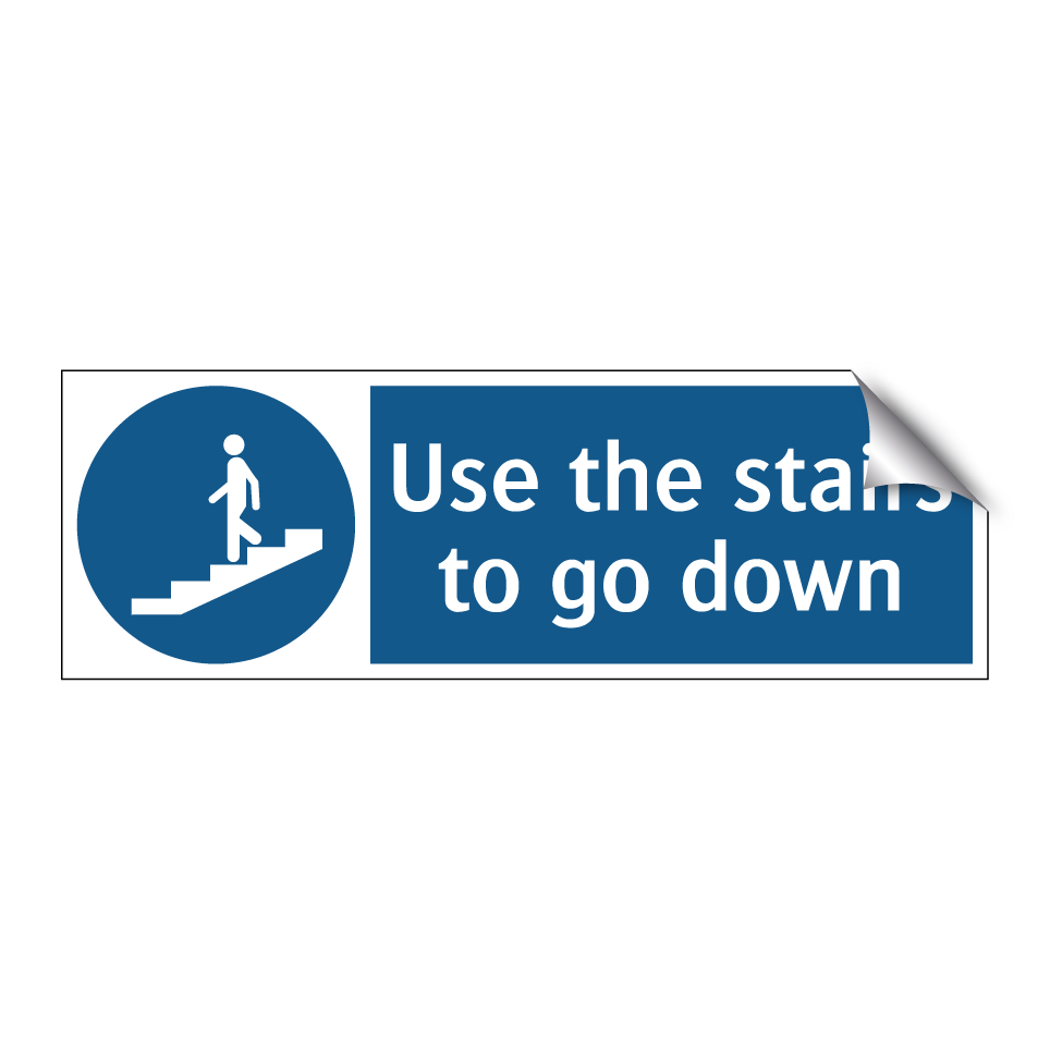 Use the stairs to go down