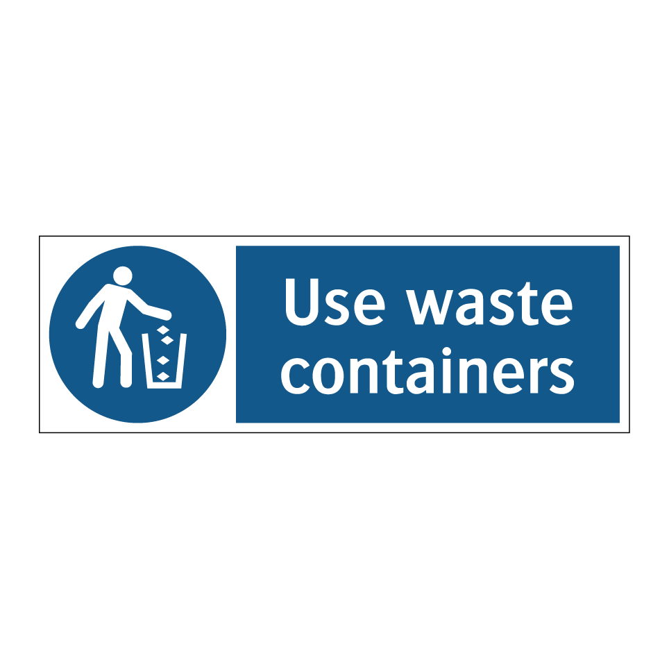 Use waste containers