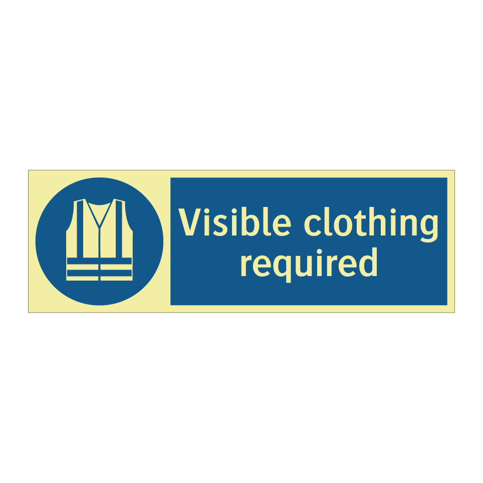 Visible clothing required