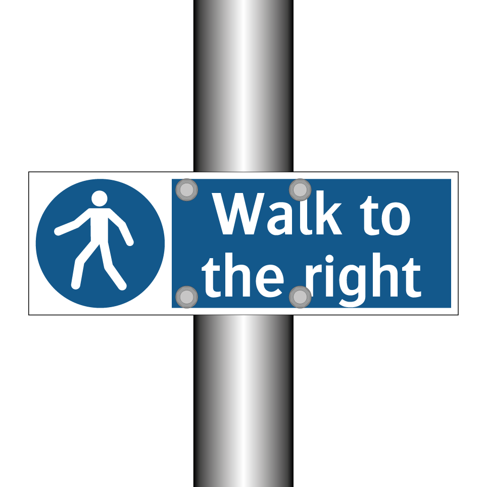 Walk to the right
