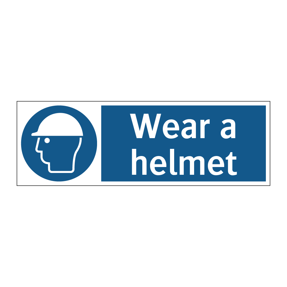 Wear a helmet