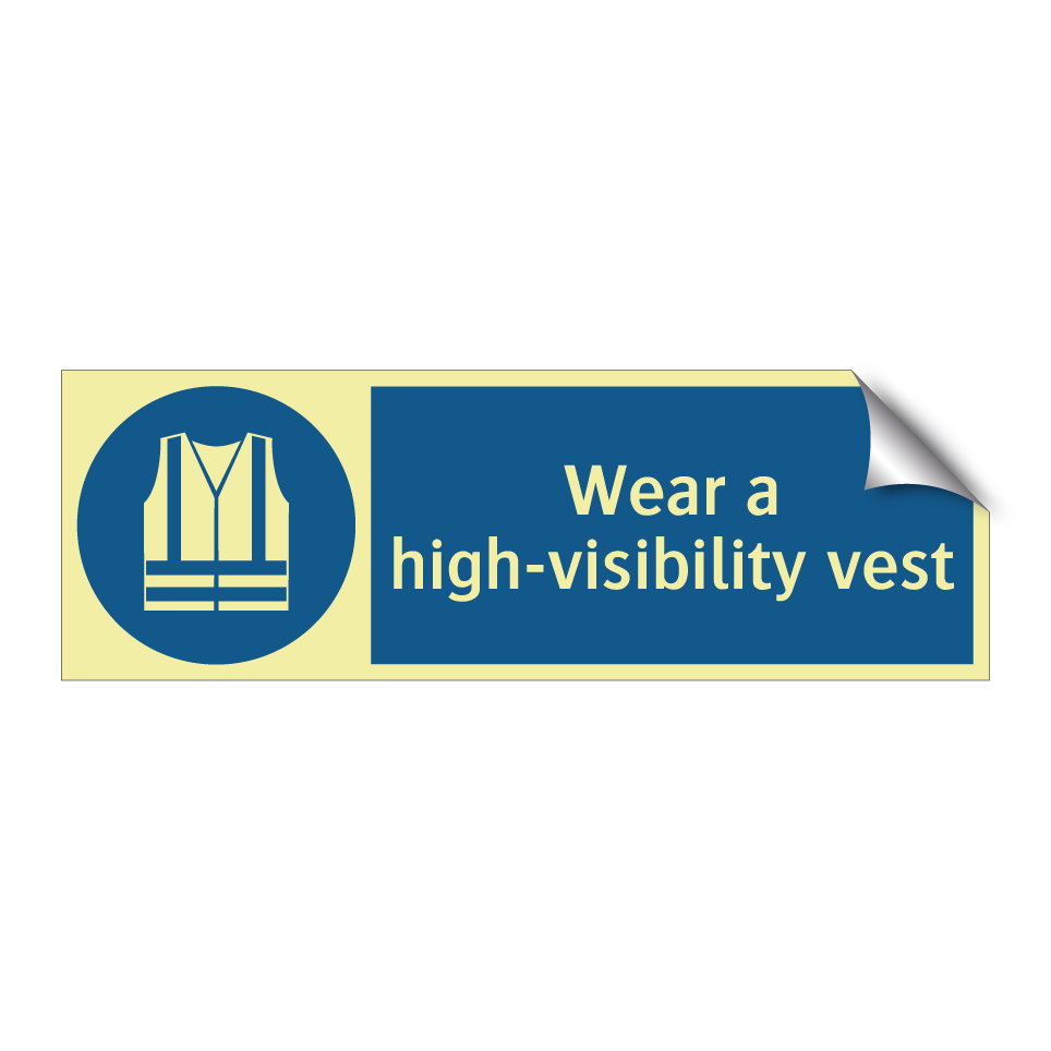 Wear a high-visibility vest