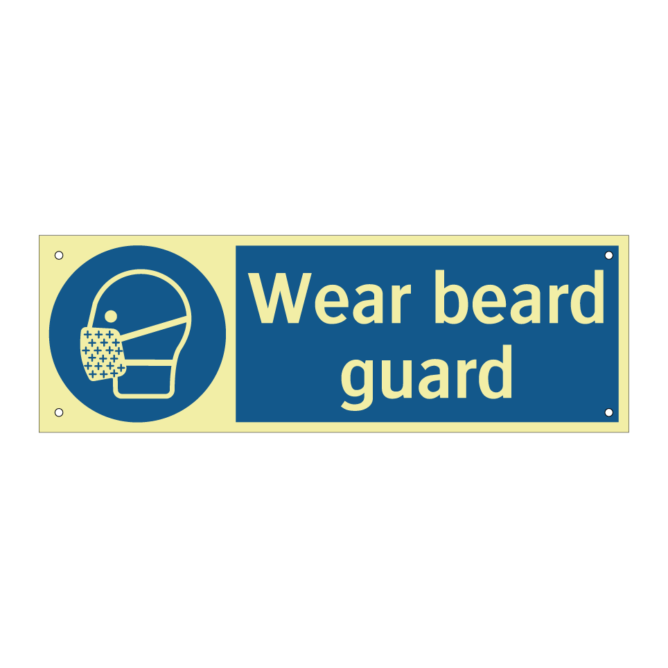 Wear beard guard