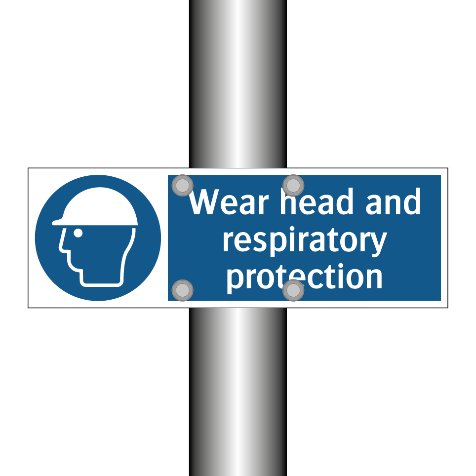 Wear head and respiratory protection
