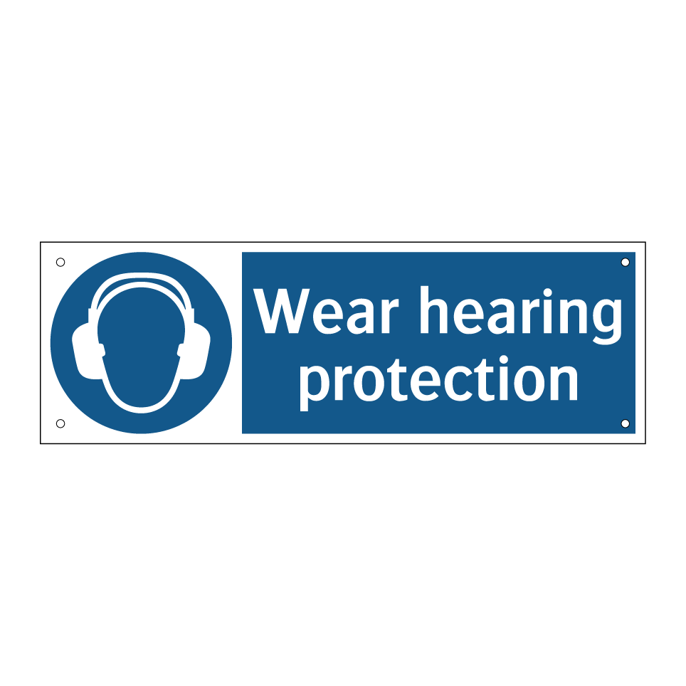 Wear hearing protection
