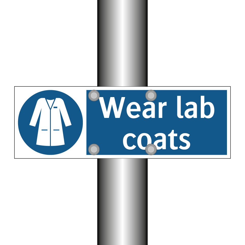 Wear lab coats