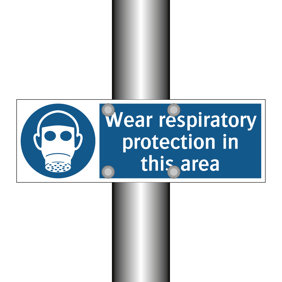 Wear respiratory protection in this area