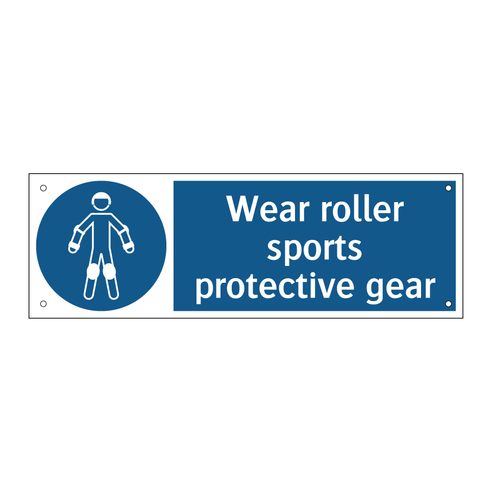 Wear roller sports protective gear