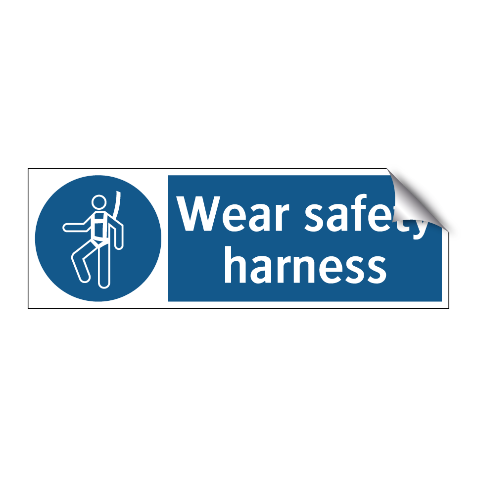 Wear safety harness