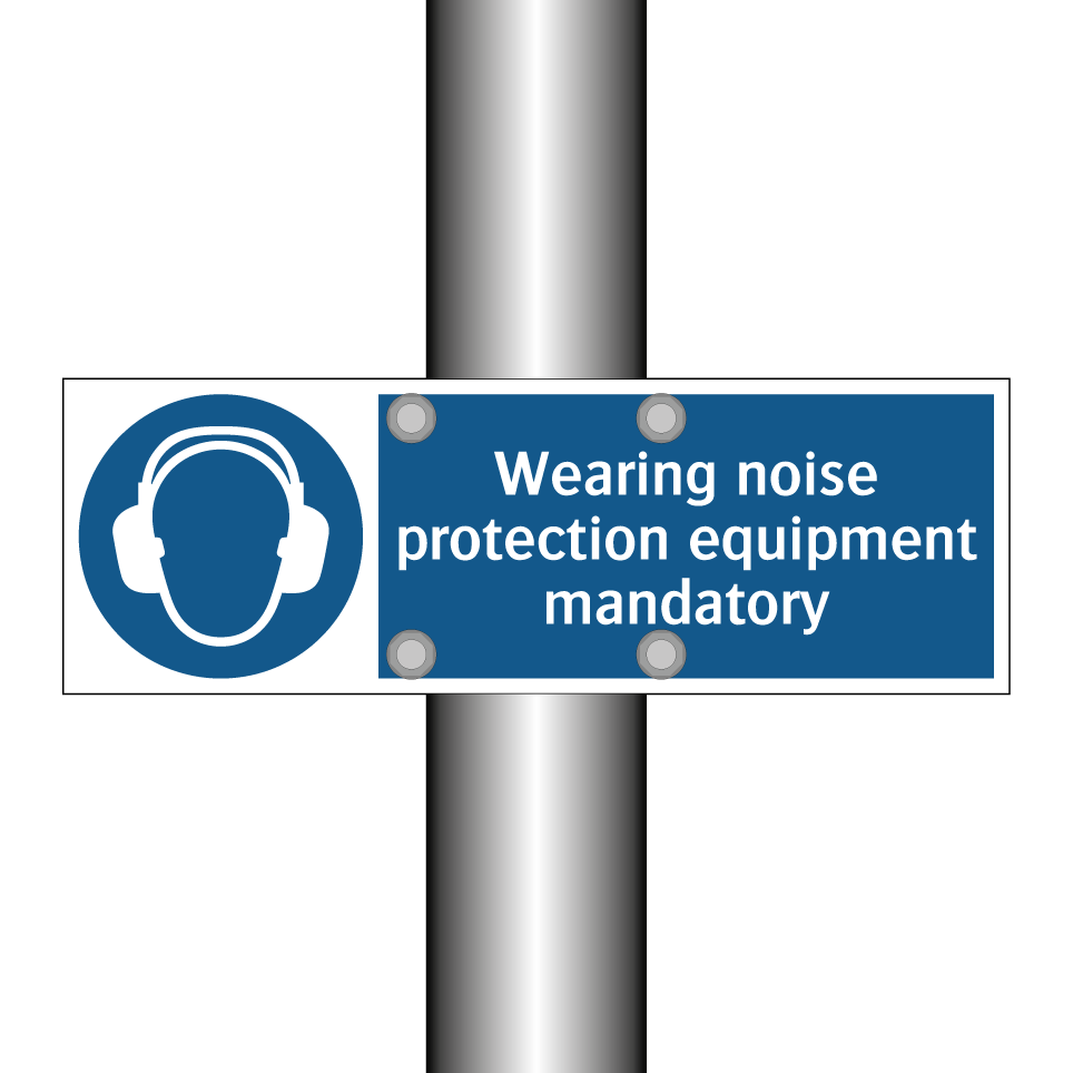 Wearing noise protection equipment mandatory