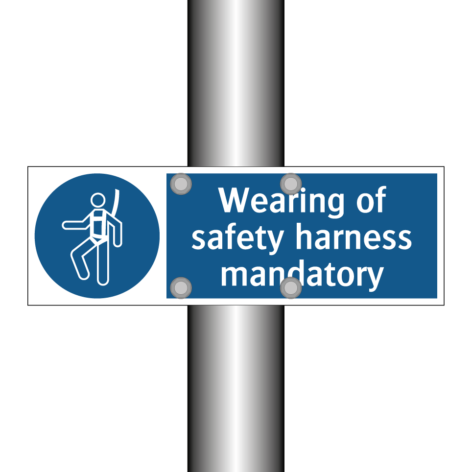 Wearing of safety harness mandatory