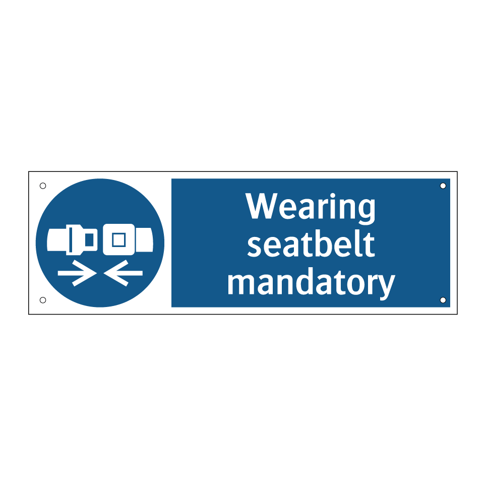 Wearing seatbelt mandatory