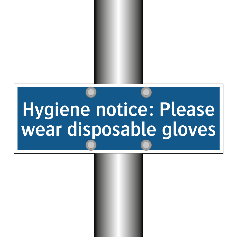 Hygiene notice: Please wear disposable gloves