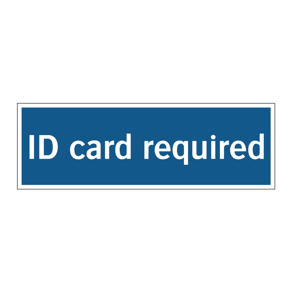 ID card required