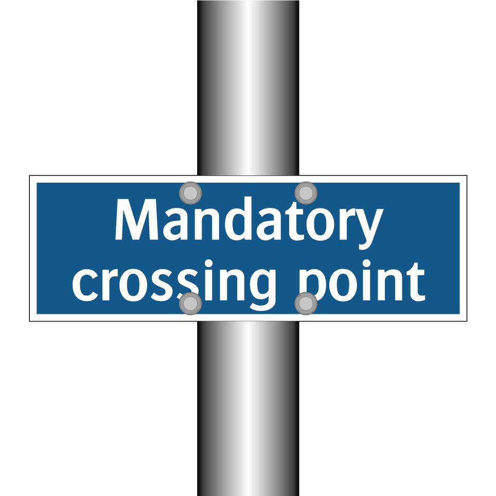 Mandatory crossing point