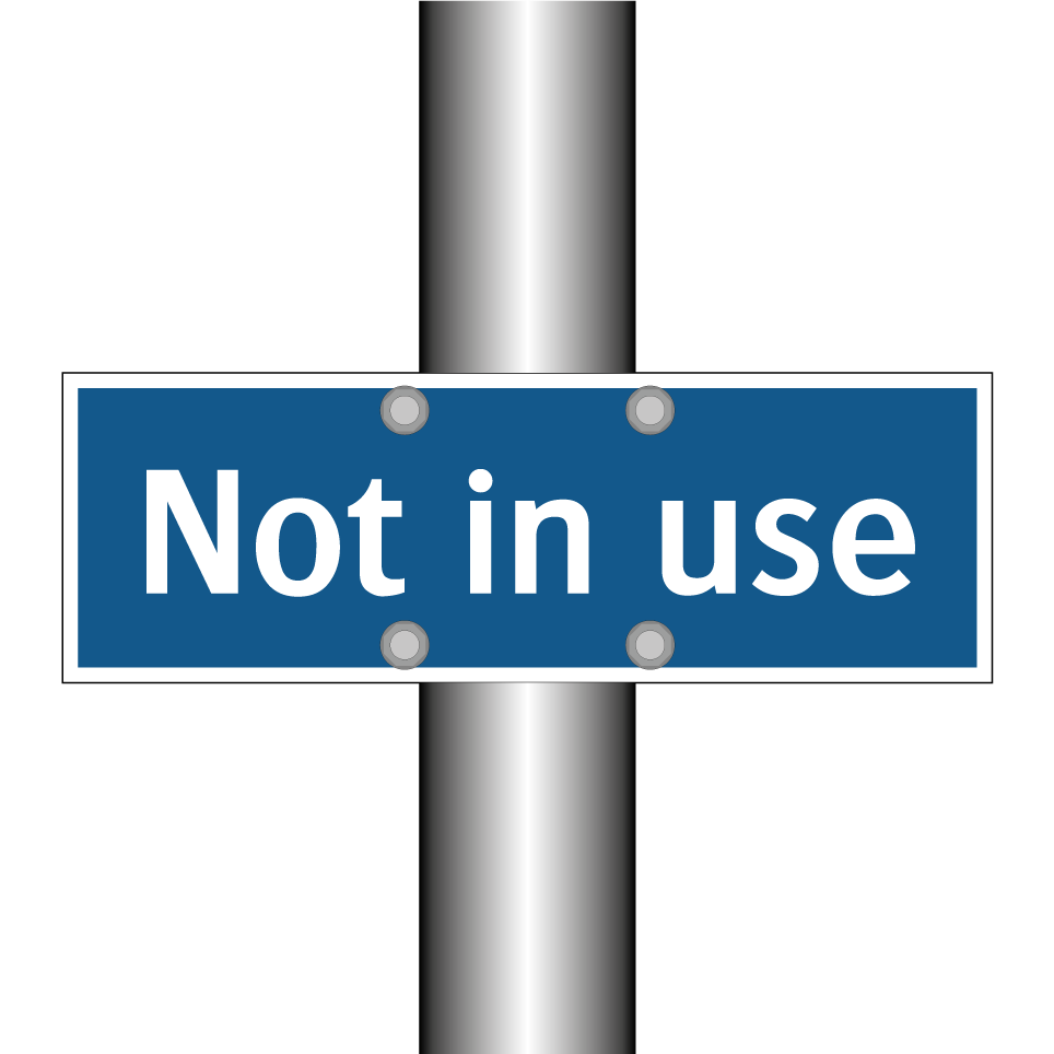 Not in use