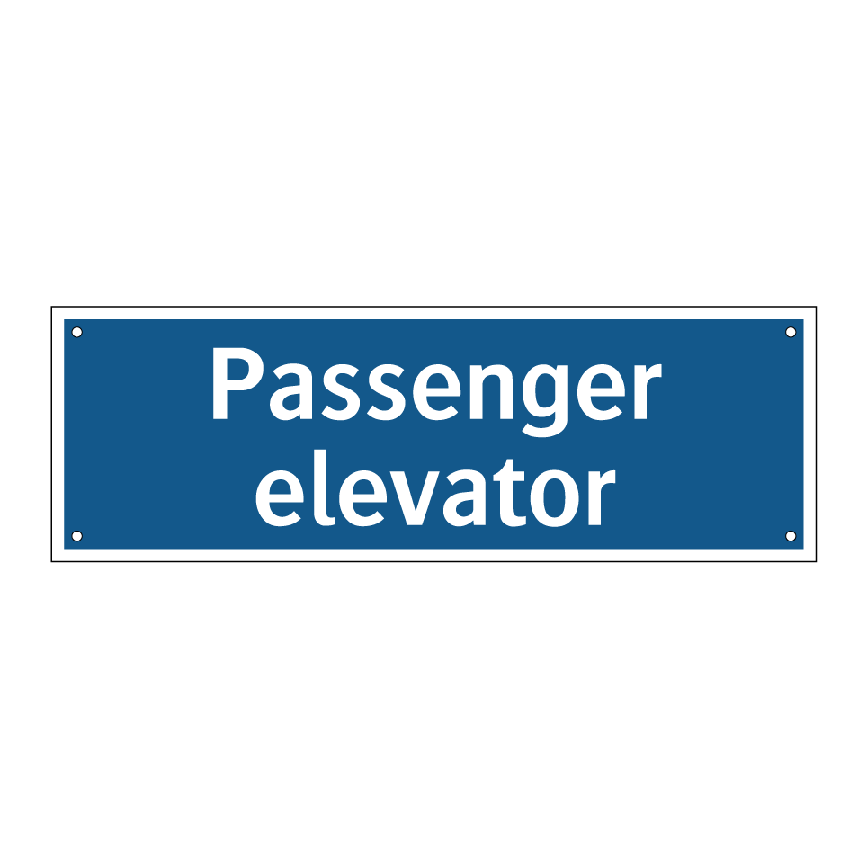Passenger elevator