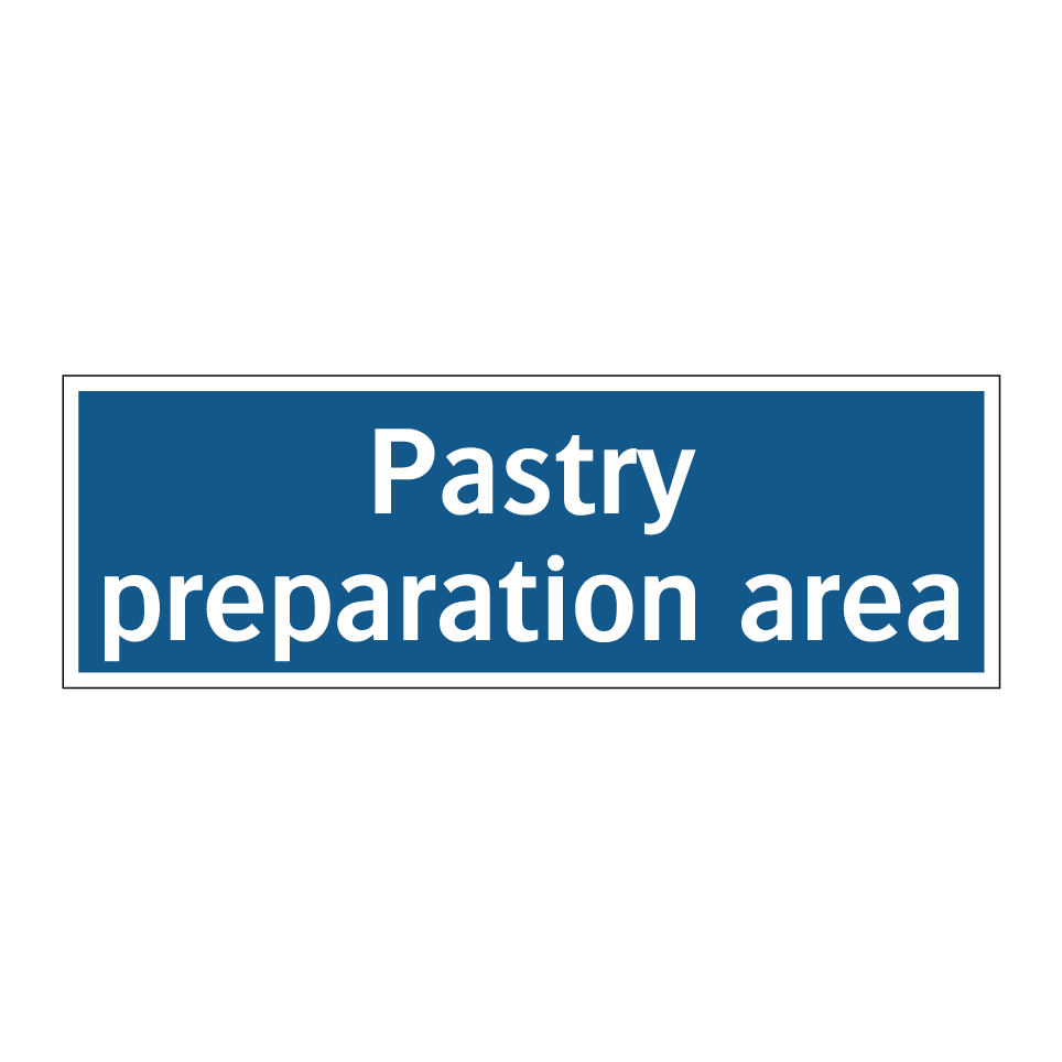 Pastry preparation area