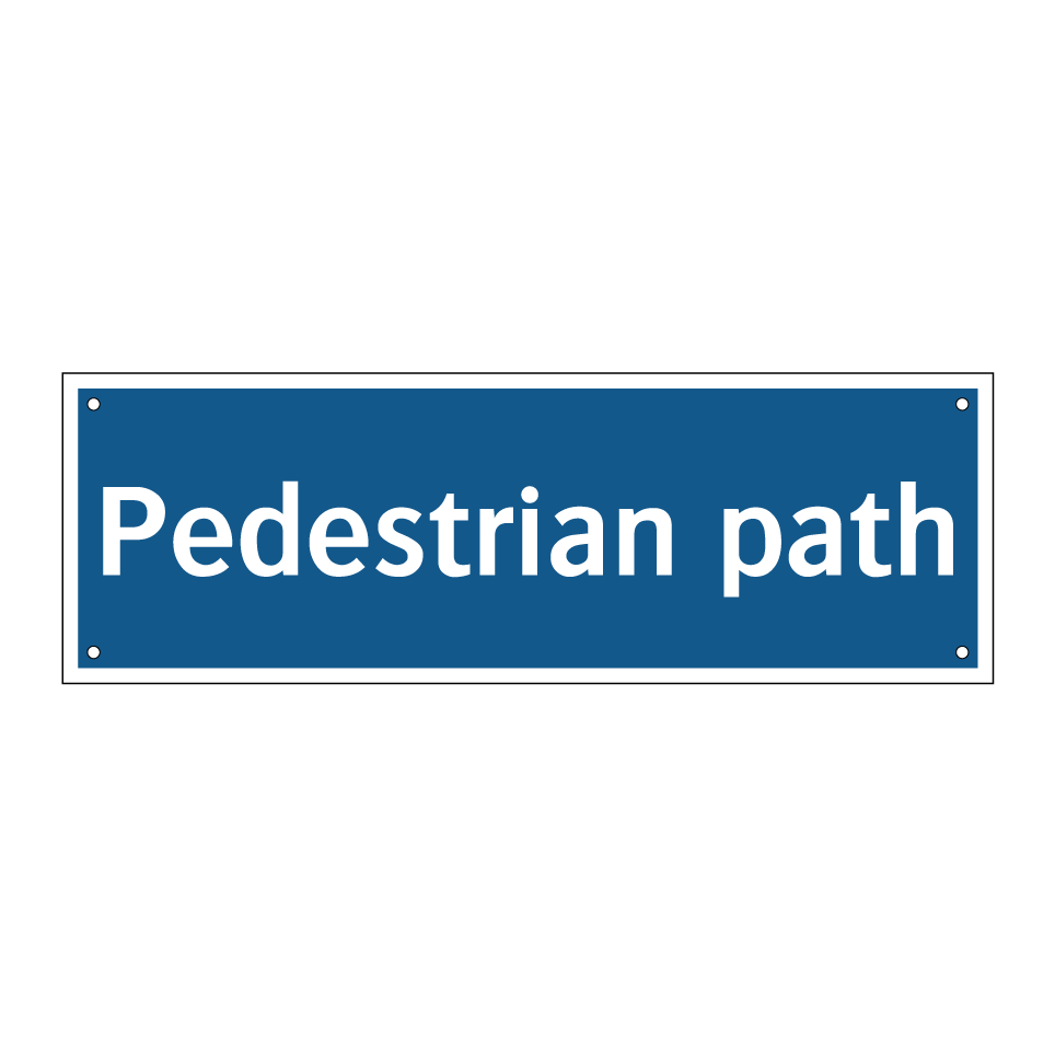 Pedestrian path