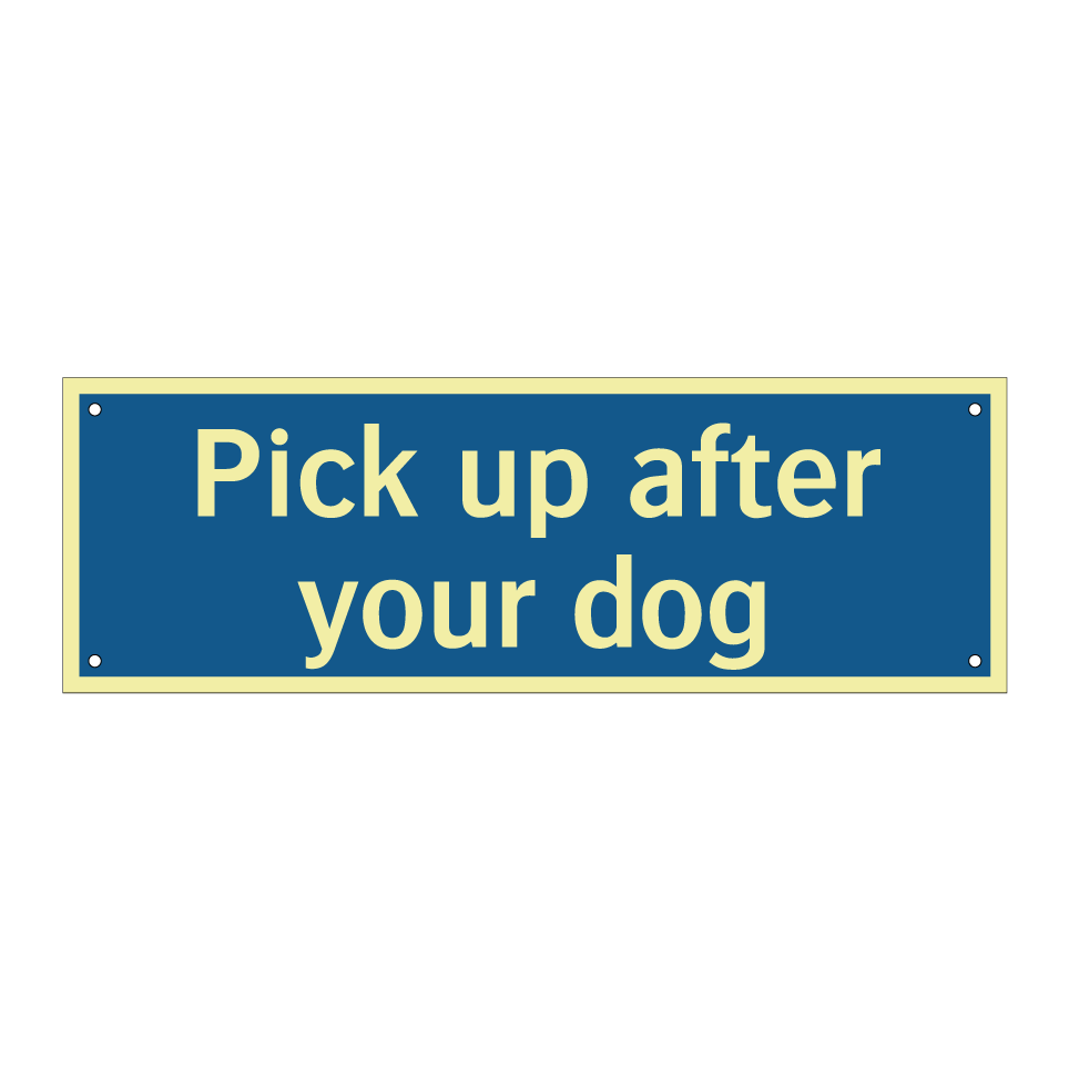 Pick up after your dog