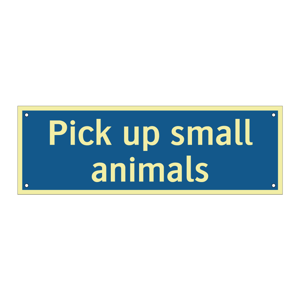 Pick up small animals