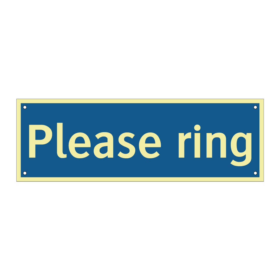 Please ring