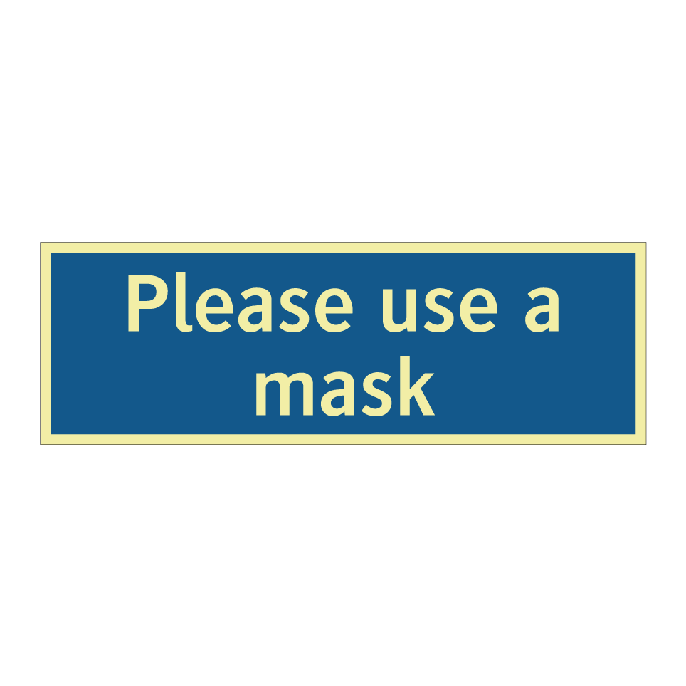 Please use a mask