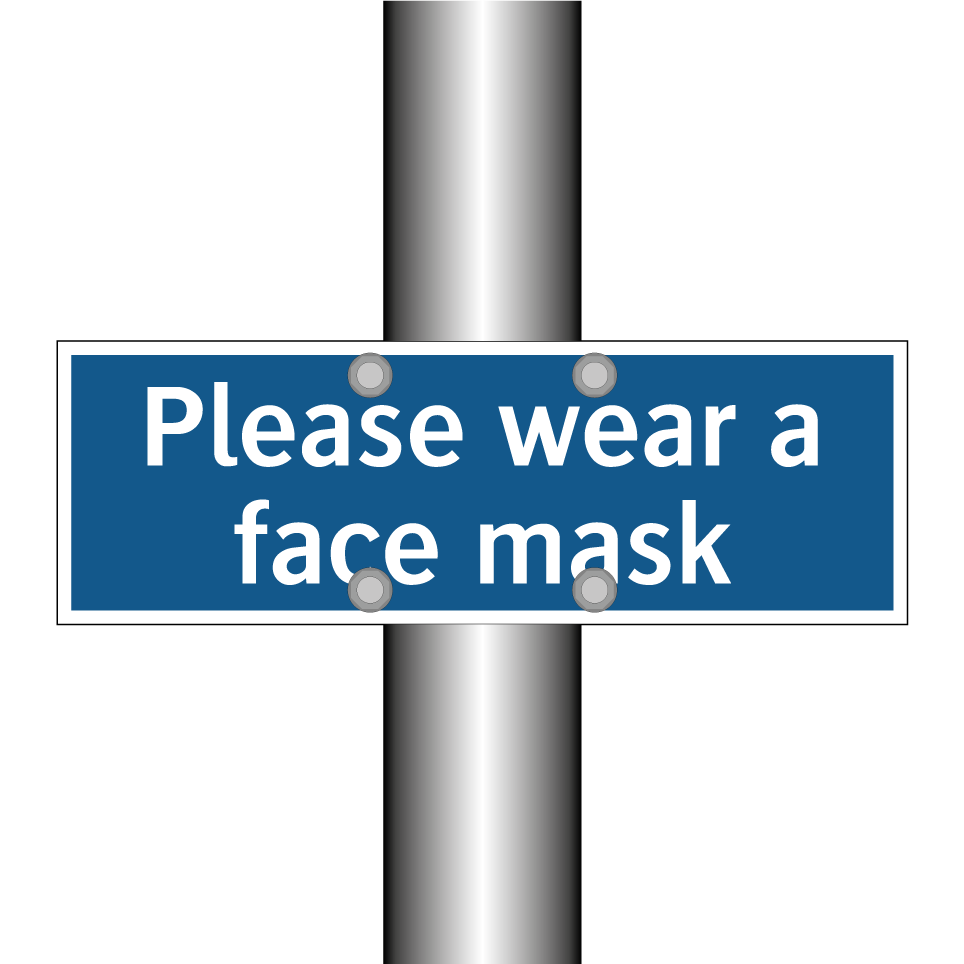 Please wear a face mask