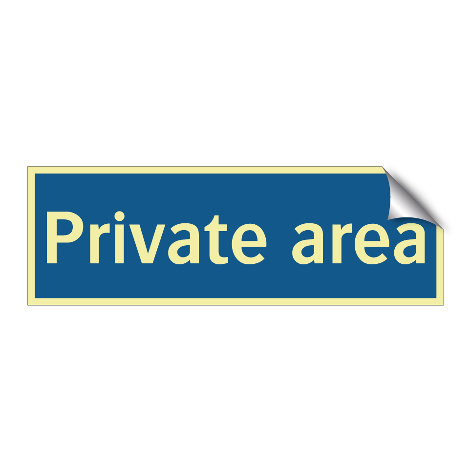 Private area