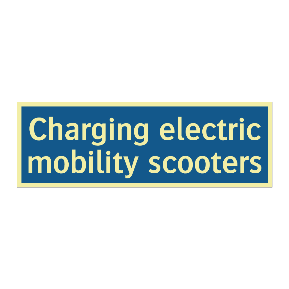 Charging electric mobility scooters