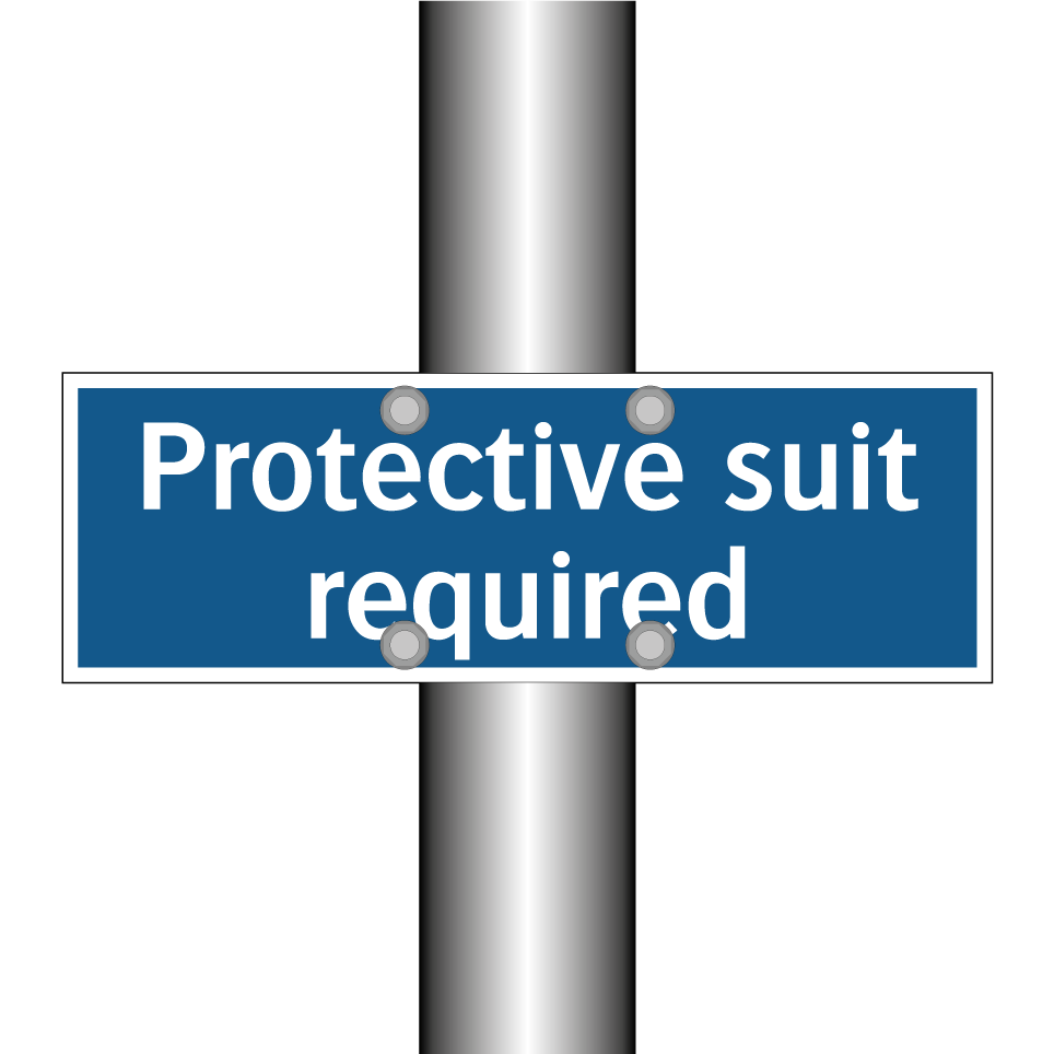 Protective suit required